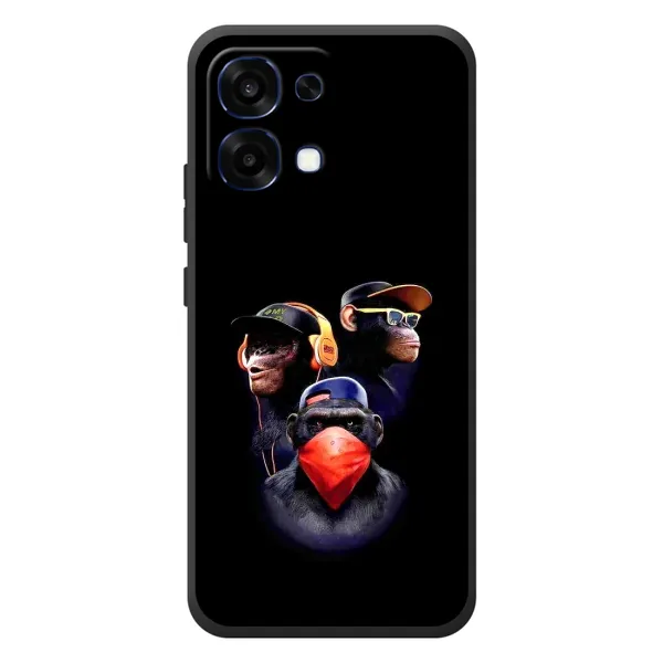 Чехол с рисунком «Три обезьяны» для OPPO A6 Pro Чехол с рисунком «Три обезьяны» для OPPO A6 Pro