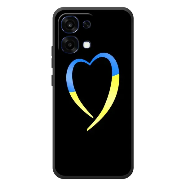 Чехол с рисунком «Украинское сердце» для OPPO A6 Pro Чехол с рисунком «Украинское сердце» для OPPO A6 Pro