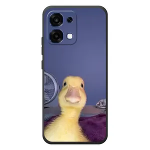 Бампер с принтом Мемы для OPPO A6 Pro (Утка)