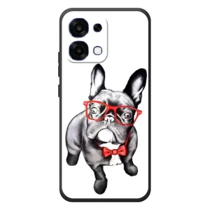 Бампер для OPPO A6 Pro с картинкой "Песики" (В очках)