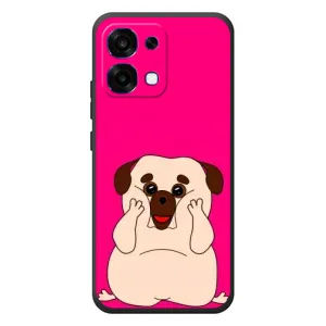 Чехол (ТПУ) Милые собачки для OPPO A6 Pro (Веселый Мопсик)