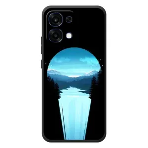 Літній Чохол на OPPO A6 Pro (Синій Водоспад)