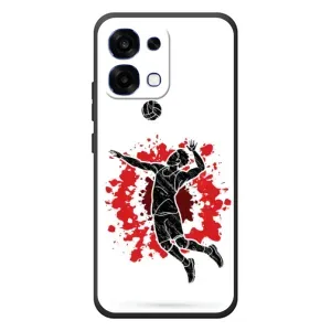Чехлы с принтом Спортивная тематика для OPPO A6 Pro (Волейболист)