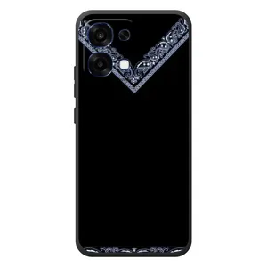 Силиконовый Чехол на OPPO A6 Pro (Воротник вышиванки)