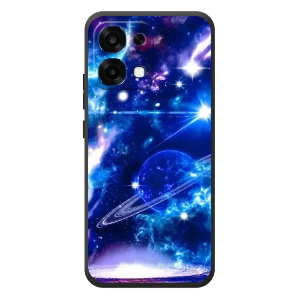 Чехол с рисунком «Яркий космос» для OPPO A6 Pro