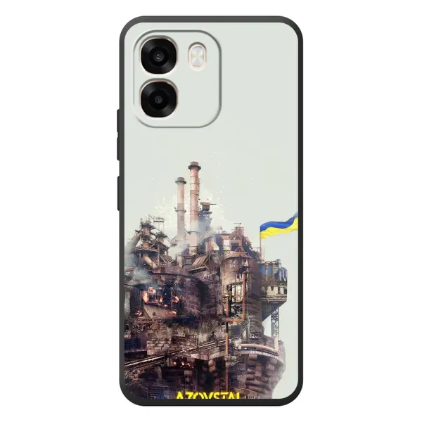 Чехол с рисунком «Азовсталь» для OPPO A6 Чехол с рисунком «Азовсталь» для OPPO A6