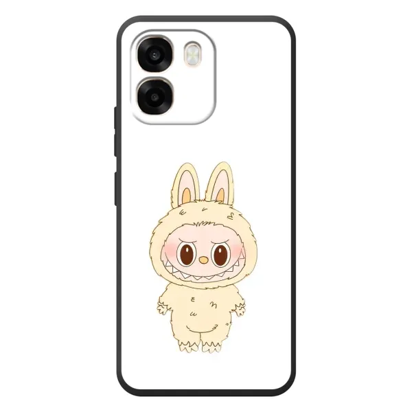 Чехол с рисунком «Бежевый Лабубу» для OPPO A6 Чехол с рисунком «Бежевый Лабубу» для OPPO A6