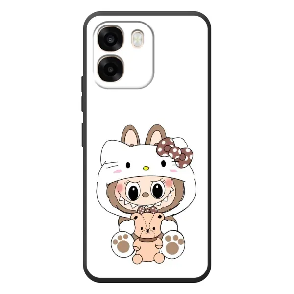 Чехол с рисунком «Белый Лабубу» для OPPO A6 Чехол с рисунком «Белый Лабубу» для OPPO A6