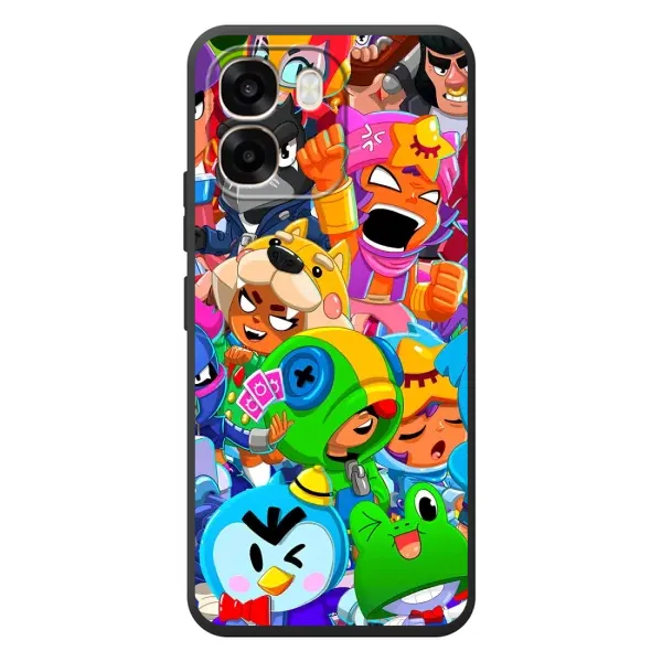 Чехол с рисунком «Brawl-Stars» для OPPO A6 Чехол с рисунком «Brawl-Stars» для OPPO A6