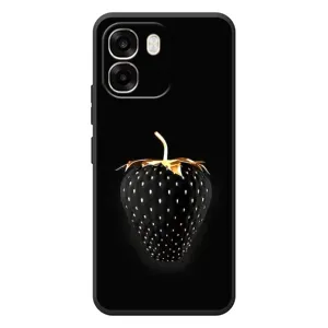 Чехол с изображением вкусной еды для OPPO A6 (Чёрная клубника)