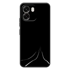 Чохол з картинками на чорному фоні для OPPO A6 (Дорога)
