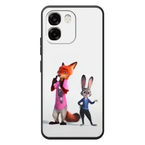 Силіконовий чохол з принтом Зоотрополіс для OPPO A6 (Джуді і Нік)