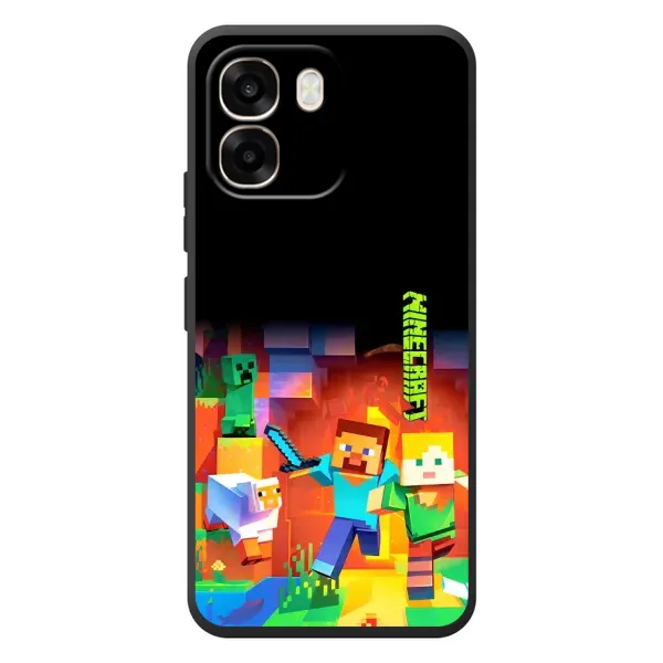 Чехол с рисунком «Герой Майнкрафт» для OPPO A6
