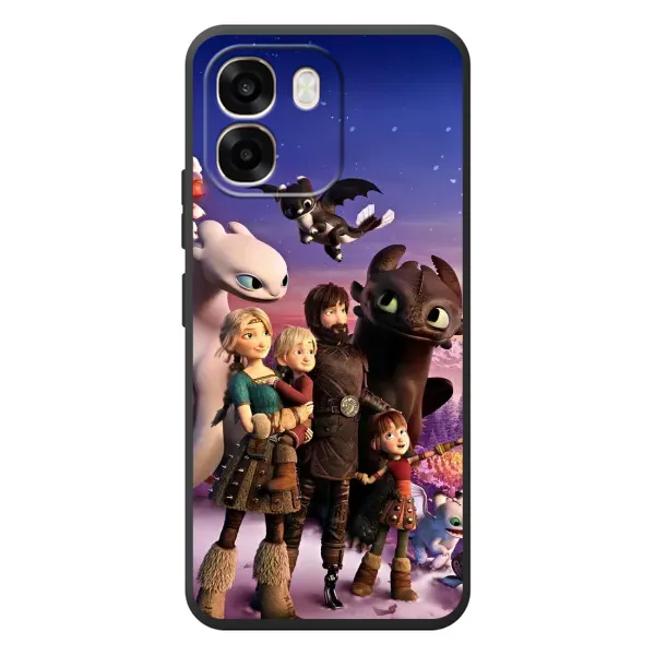 Чехол с рисунком «Герои дракона» для OPPO A6 Чехол с рисунком «Герои дракона» для OPPO A6