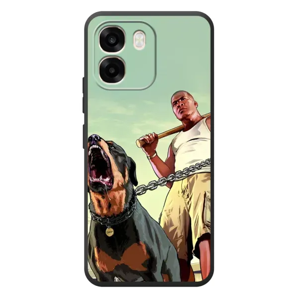 Чехол с рисунком «GTA» для OPPO A6