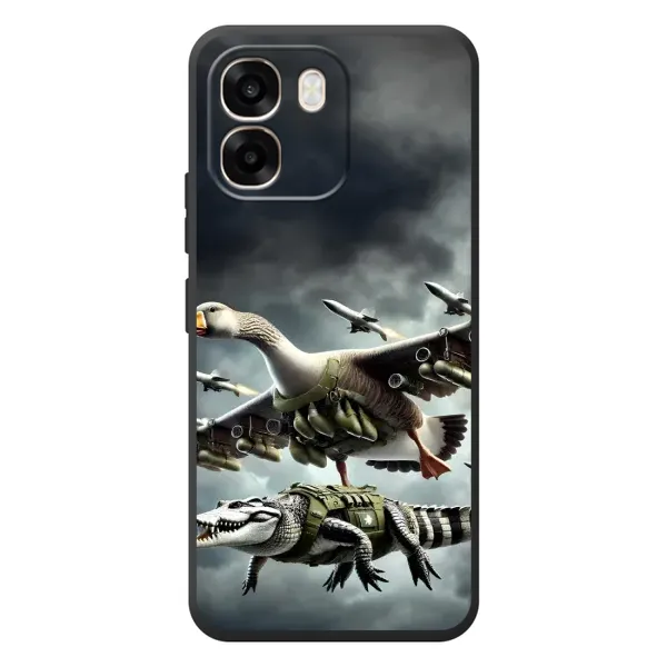 Чехол с рисунком «Гусини и крокодило» для OPPO A6 Чехол с рисунком «Гусини и крокодило» для OPPO A6