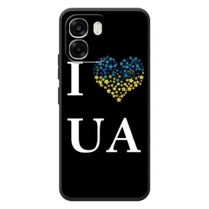 Силиконовый Чехол на OPPO A6 (Я-Украина) (I Love UA)