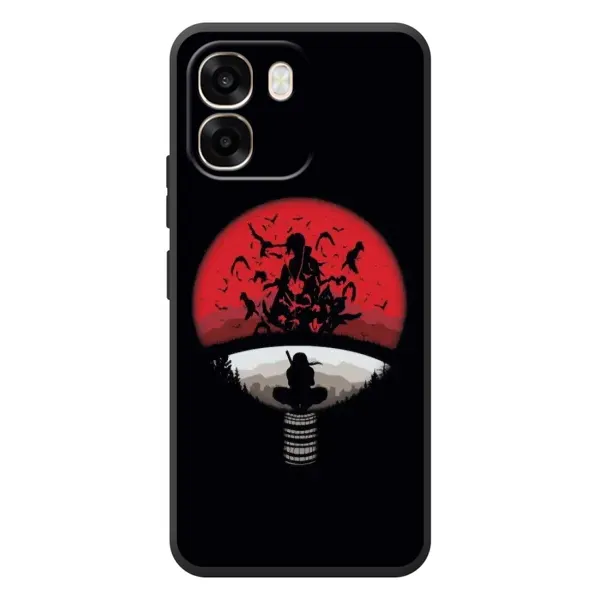 Чехол с рисунком «Итачи на черном» для OPPO A6 Чехол с рисунком «Итачи на черном» для OPPO A6