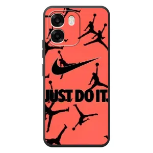 Силиконовый Чехол Nike Air Jordan на
ОППО А6
(Just Do It)