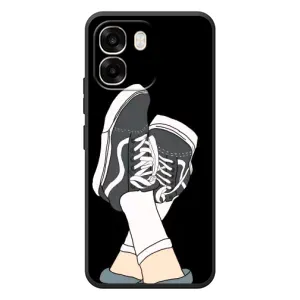 Чехол с Прикольным принтом на OPPO A6 (Кеды)