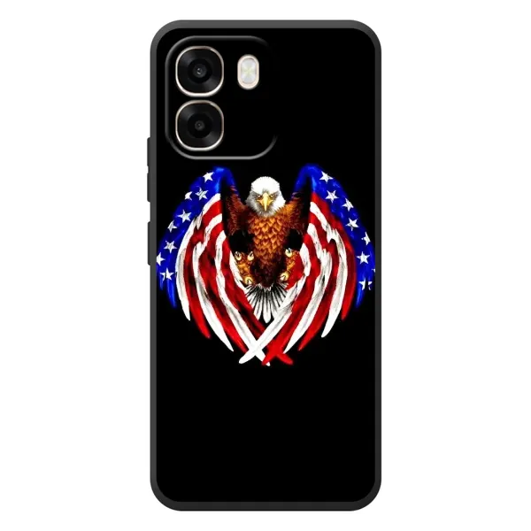 Чехол с рисунком «Крылья США» для OPPO A6 Чехол с рисунком «Крылья США» для OPPO A6