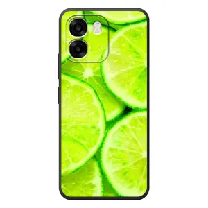 Чехол с изображением вкусной еды для OPPO A6 (Лайм)
