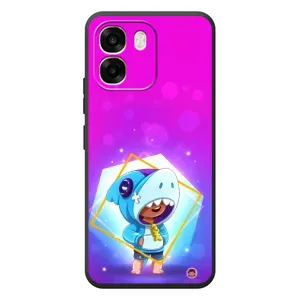 Чохол Бравл Старс для OPPO A6 (Леон у костюмі Акули)