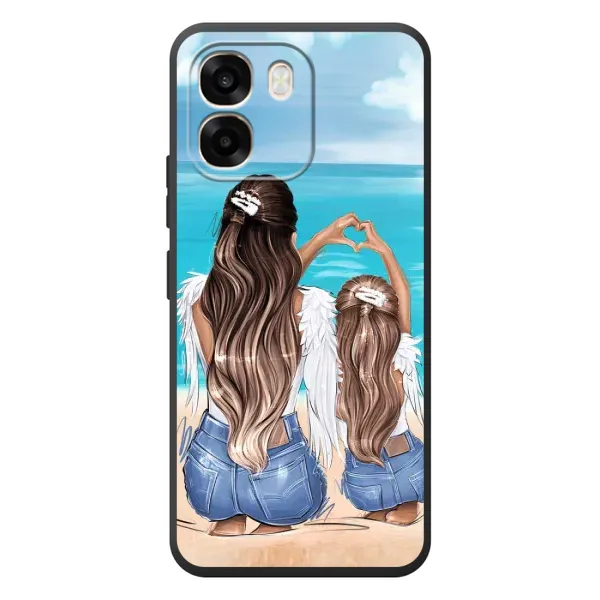 Чехол с рисунком «Мама и дочь» для OPPO A6 Чехол с рисунком «Мама и дочь» для OPPO A6