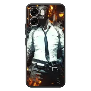 Чохол з картинкою "Герой Pubg" на OPPO A6 (Man Пубг)