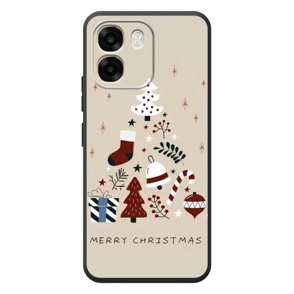 Чехол с рисунком «Merry Christmas» для OPPO A6