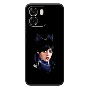 Чохол з картинкою Венсдей на OPPO A6 (Мила Венсдей)