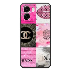 Чехол (Dior, Prada, YSL, Chanel) для OPPO A6 (Модница)
