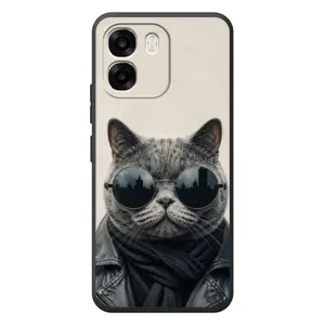 Чехол на тематику: Коты для OPPO A6 (Модный кот)