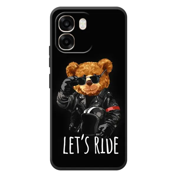 Чехол с рисунком «Модный Мишка» для OPPO A6