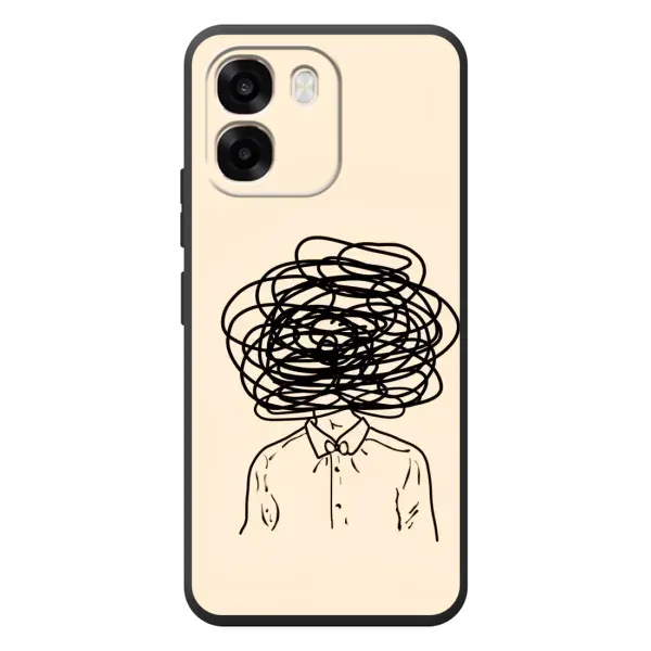 Чехол с рисунком «Мысли» для OPPO A6 Чехол с рисунком «Мысли» для OPPO A6