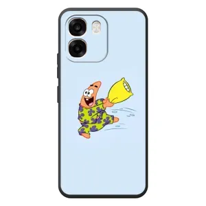Чехлы с Патриком на OPPO A6 (Патрик с подушкой)