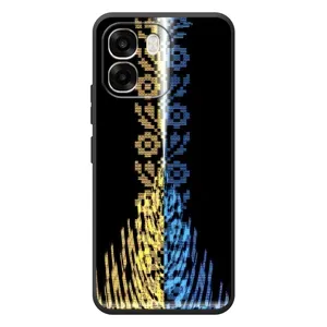 Силиконовый Чехол на OPPO A6 (Патриотическая вышиванка)