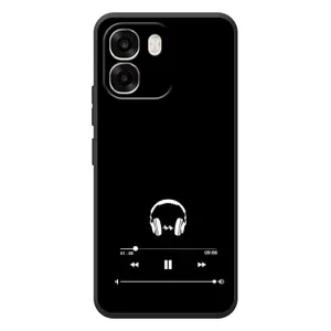 Чохол з картинками на чорному фоні для OPPO A6 (Плеєр)