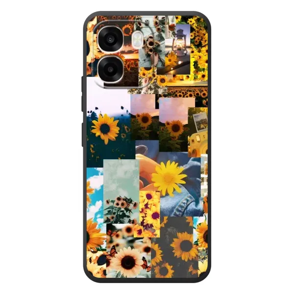 Чехол с рисунком «Подсолнуховый дизайн» для OPPO A6 Чехол с рисунком «Подсолнуховый дизайн» для OPPO A6