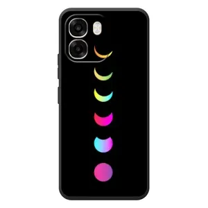 Чехол (ТПУ) с планетами на OPPO A6 (Полнолуние)