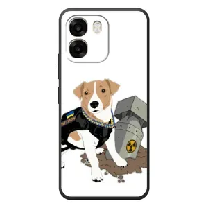 Чехол с принтом Собаки Патрон для OPPO A6 (Пёс Патрон с ракетой)