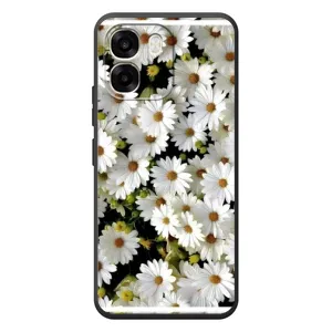 Чехол с ромашками на OPPO A6 (Рамка в ромашках)