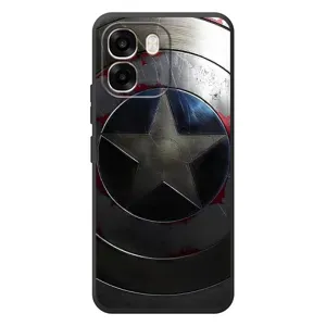 Чохол с Щітом Капітана Америки на OPPO A6 (Ретро Щит Капітана)