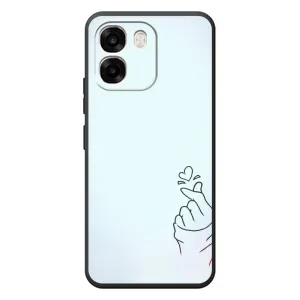 Чохол (Знак сердечка) для OPPO A6 (Сердечко на блакитному)