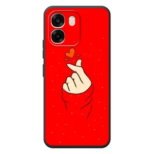 Чохол (Знак сердечка) для OPPO A6 (Сердечко на червоному)