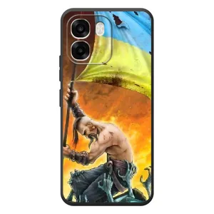 Чехол с картинкой (Патриотический КОЗАК) на OPPO A6 (Сильный Козак)