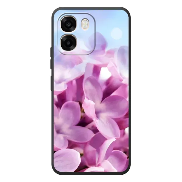 Чехол с рисунком «Сиреневые цветы» для OPPO A6 Чехол с рисунком «Сиреневые цветы» для OPPO A6