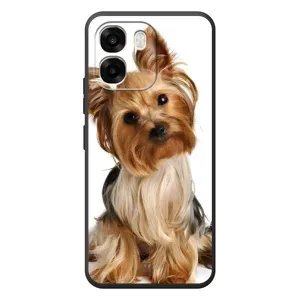 Чехол (ТПУ) Милые собачки для OPPO A6 (Собака Терьер)