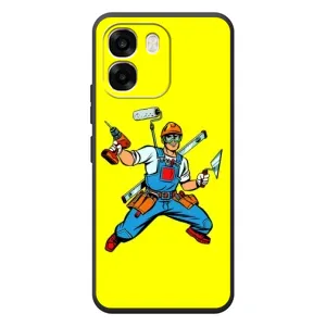 Силиконовый бампер (Работники) на OPPO A6