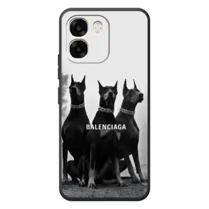 Чехол ДОБЕРМАН для OPPO A6 (Три добермана)